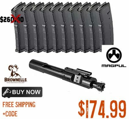 BCG +10x Magpul PMAG Gen M2 MOE Mag Bundle Sale march2022