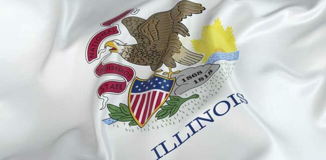 Illinois Flag NRA-ILA