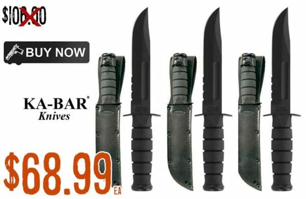 Ka-Bar Knives Full-Size Fixed Blade Knife Sale