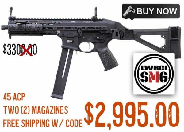 LWRC SMG 45 Pistol Caliber SubGun Salea