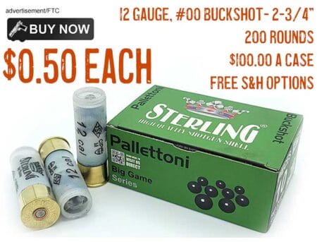 Sterling 12 Gauge 1-3/16oz. Buckshot Sale july2023