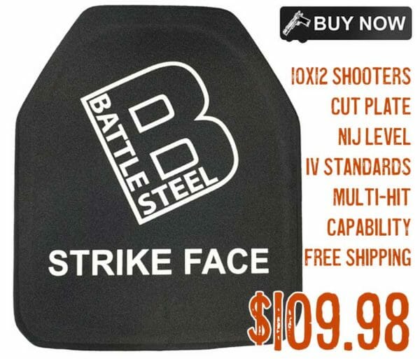 BattleSteel Ballistic Armor Level IV Plates 10x12 Sale