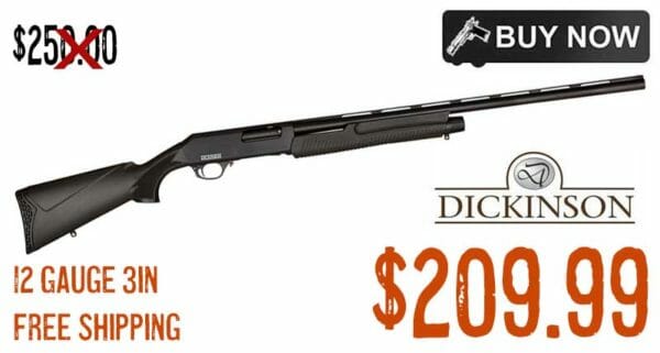 Dickinson Commando XX3 Black 12 Gauge Shotgun Saleaaa