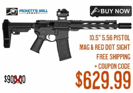 Pickett’s Mill Armory 10.5" 5.56 Minuteman Pistol Sale