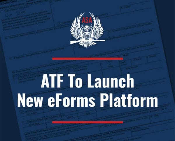 ATF To Launch New eForms Platform for NFA Transfers