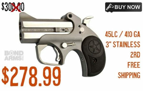 Bond Arms Rowdy Stainless 2 Round Derringer Sale