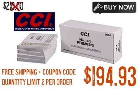 CCI No.41 5.56mm NATO-Spec Small Rifle Primers Sale jan2022