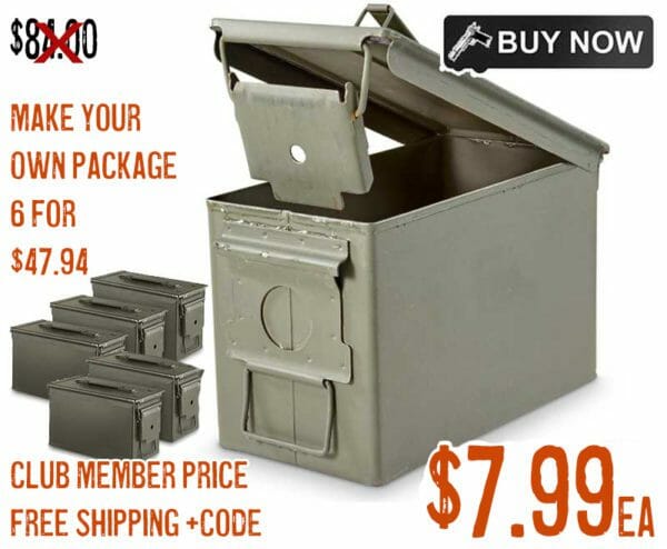 Just an FYI, Walmart sells 50 caliber ammo cans for $12.74. : r