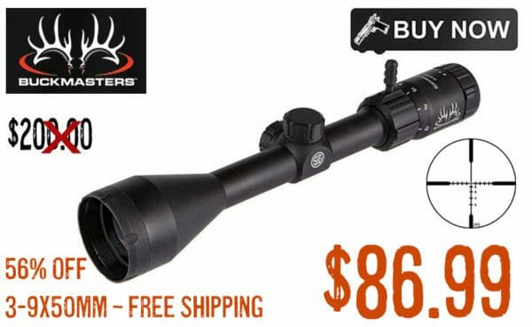 Sig Sauer Buckmasters BDC 3-9X50mm SFP Riflescope Sale april2022