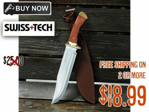 Swiss+Tech 14-inch Bowie Knife Sheath Sale