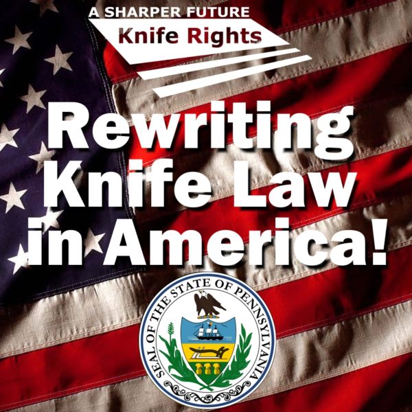 Knife Rights' PA Switchblade Ban Repeal & Knife Law Preemption Bill Introduced