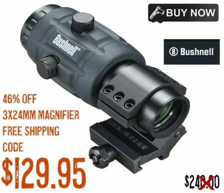 Bushnell AR 3x24mm Red Dot Sight Magnifier Sale