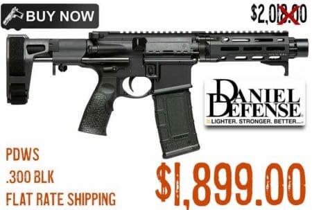 Daniel Defense DDM4 PDW .300BLK 7 Pistol june2022