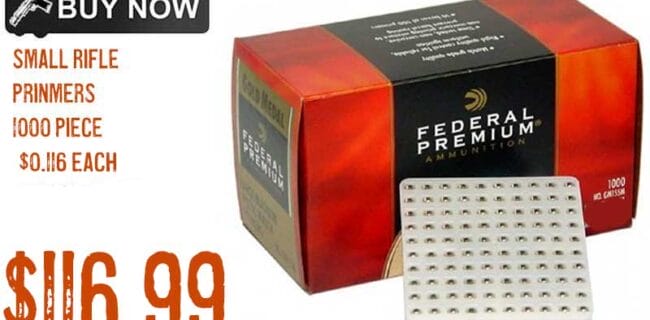 Federal Premium Gold Medal Small Rifle Primers Sale april2024