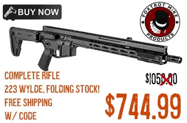 Foxtrot Mike FM-15 223 Rifle Folding Stock Sale august2022