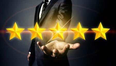 Rating stars concept, Comparison, Ranking, Recommendation, Approval, Comments iStock-metamorworks 1204725354