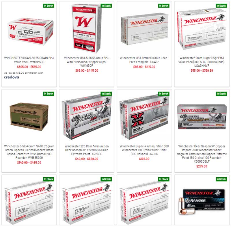 U.S Made Winchester Ammo 9mm, 223, 5.56, M855 IN-STOCK