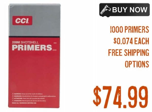 CCI 209 Magnum Shotshell Primers Sale march2022