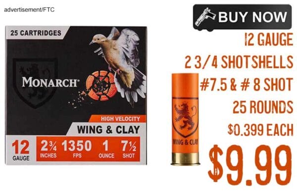 Monarch Wing & Clay 12 Gauge 1 oz Shotshells lowest price