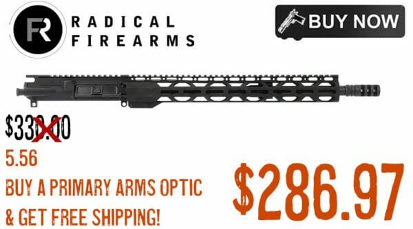 Radical Firearms 5.56 SOCOM 16" Barreled AR15 Upper Sale