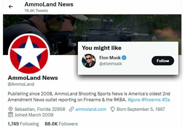 AmmoLand News Elon Musk Twitter