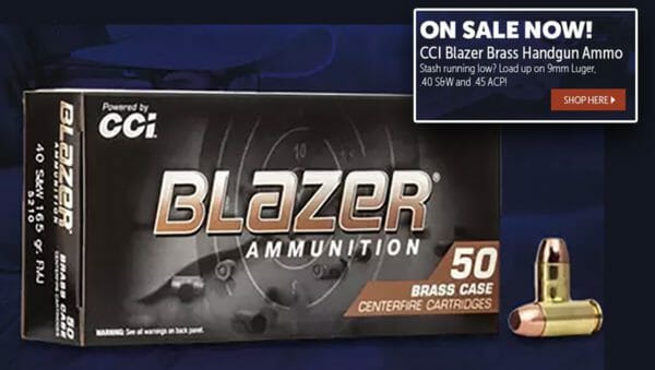 CCI Blaser Handgun Sale! 9mm .40S&W .45ACP Sale