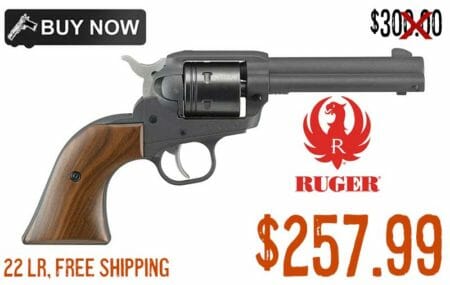 Ruger Wrangler 22LR 4.6in Blue 6 round Revolver Sale