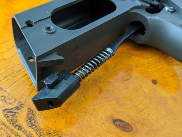 SIG P229 Legion Trigger Upgrade Step-4 See the Mainspring 3