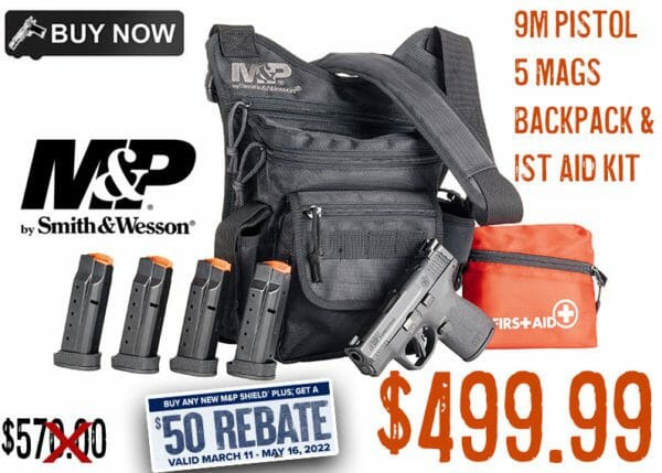 Smith & Wesson Shield Plus Optics Ready Bundle Rebate Sale