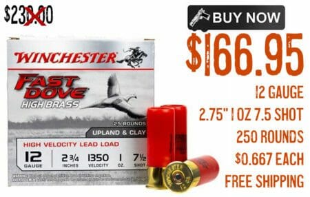 Winchester Fast Dove High Brass 2.75 12 Gauge Ammunition Sale