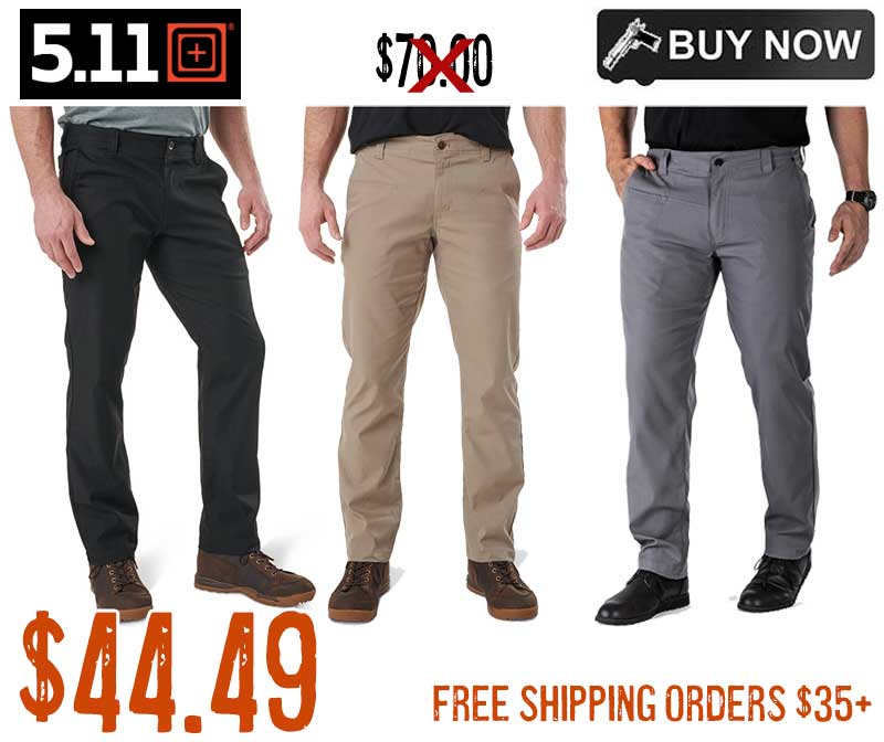 5.11 Tactical Men's Edge Chino Pant Asst Colors $44.49 FREE S&H