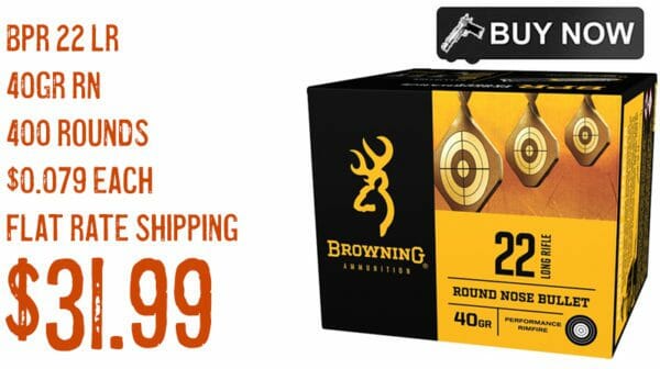 Browning BPR 22LR 40 Grain Round nose ammunition sale