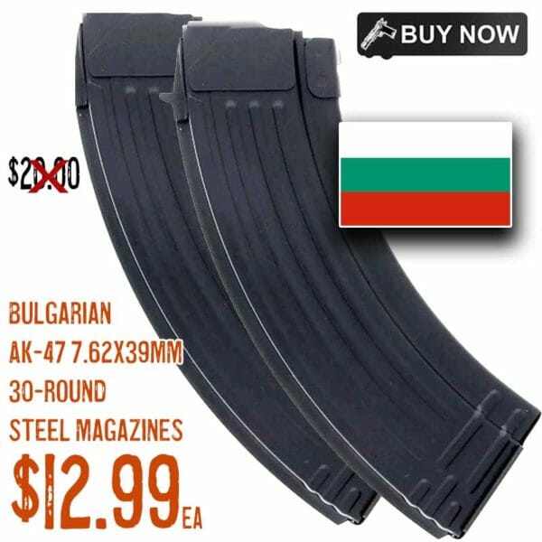 Bulgarian AK-47 7.62x39mm 30-Round Steel Magazine Sale2