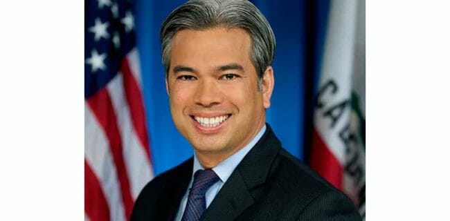 California Attorney General Rob Bonta