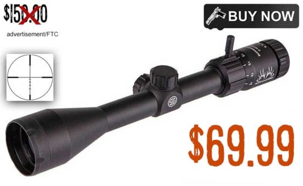 Sig Sauer Buckmasters BDC 3-9X40mm SFP Riflescope Sale july2023