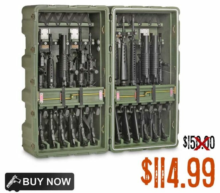Tactical Deals U.S. Military Surplus Hardigg Small Arms Gun Case 114.