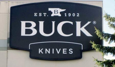 Buck Knives factory Sign