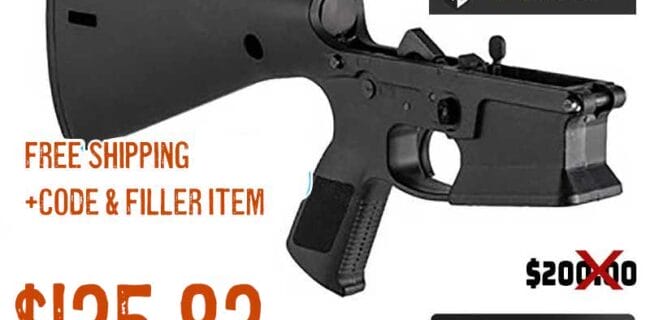 KE Arms AR15 KP-15 Complete Lower Receiver Mil-Spec Polymer Deal march2023