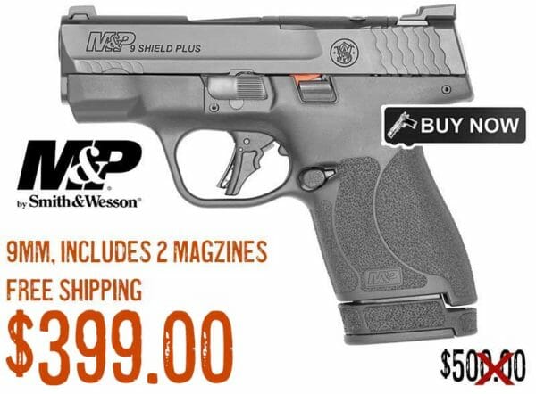 Smith & Wesson M&P9 Shield Plus 9mm 3.1in Pistol Sale nov2022