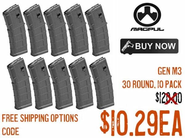 10 Magpul AR15 PMAG GEN M3 Magazine 30rd Cart Check march2023