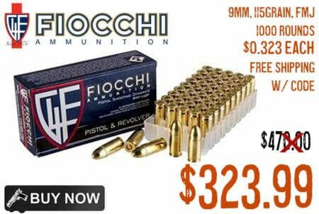 Fiocchi Pistol Shooting Dynamics Ammo Deal Sale march2023