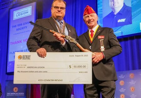 Henry Repeating Arms Donates $50,000 for Veteran Support to The American Legion small