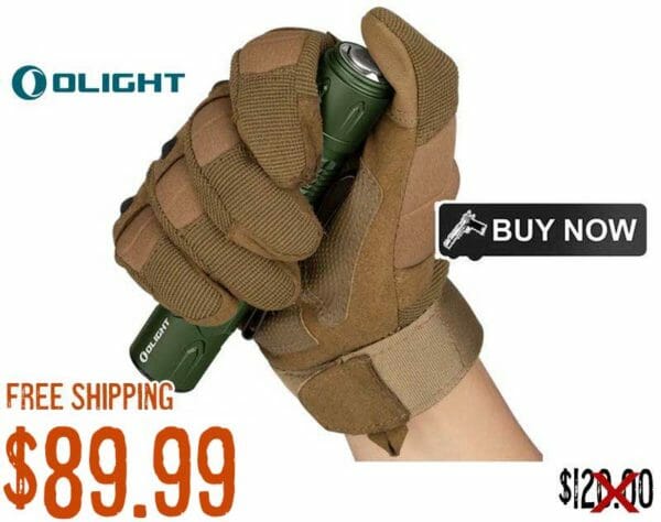 Olight Warrior 3S Rechargeable Tactical Flashlight Sale jan2023