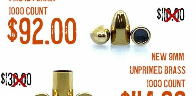 DKC 9mm NEW Unprimed Brass and Bullets Sale aaa22