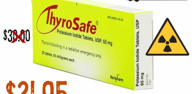 FDA Approved Thyrosafe Potassium Iodide Tablets