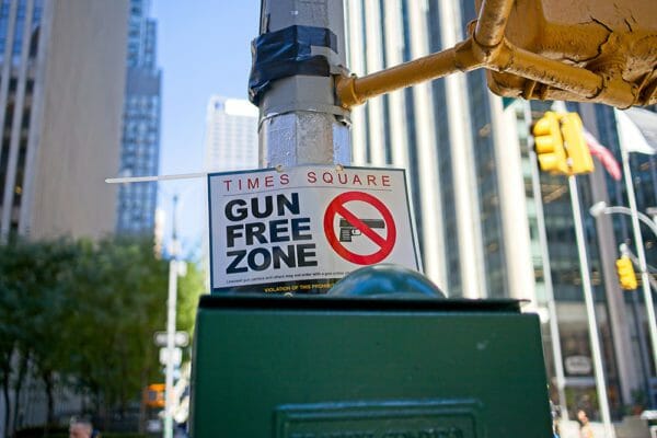 NYC Defies Supreme Court, Creates Times Square "Gun-Free Zone" iStock-1421061908