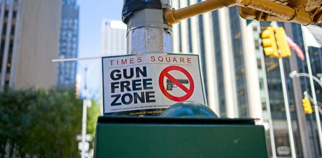 NYC Defies Supreme Court, Creates Times Square "Gun-Free Zone" iStock-1421061908