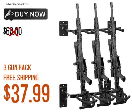 GOHIKING Metal Gun Rack Wall Mount Rifle Shotgun may2024