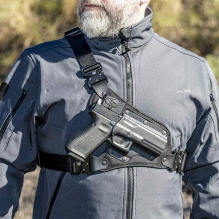 Galco High Ready Chest Holster