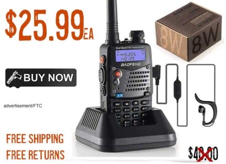 Baofeng UV 5RA Ham Two Way Radio deal sale Lowest price